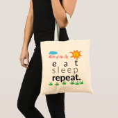 Eat Sleep Repo Bag Tote Bag (Voorkant (product))
