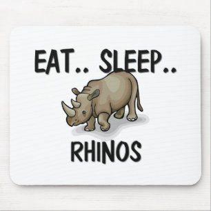Eat Sleep RHINOS Muismat