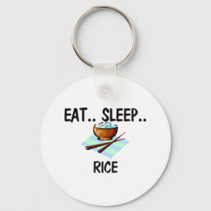 Eat Sleep RICE Sleutelhanger