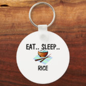 Eat Sleep RICE Sleutelhanger (Voorkant)