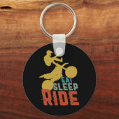 Eat Sleep Ride Dirt Bike Motorcycle Extreme Sport Sleutelhanger (Voorkant)