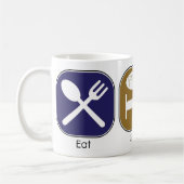 Eat Sleep Ride Koffiemok (Links)