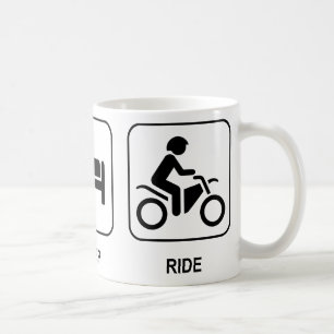 Eat Sleep Ride Koffiemok