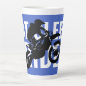 Eat Sleep Ride Motocross Pop Sport Art Latte Mok (Voorkant)