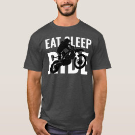 Eat Sleep Ride Motocross Pop Sport Art T-shirt