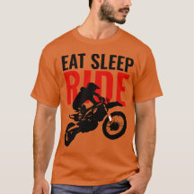 Eat Sleep Ride Motocross Pop Sport Art
