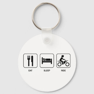 Eat Sleep Ride Sleutelhanger