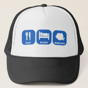 Eat Sleep Roemenië Trucker Pet