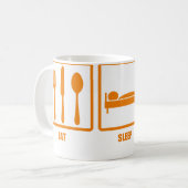 Eat Sleep Roing Koffiemok (Voorkant links)