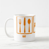 Eat Sleep Roing Koffiemok (Links)