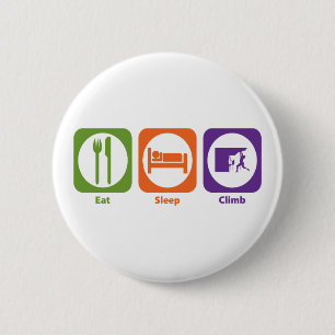 Eat Sleep Ronde Button 5,7 Cm