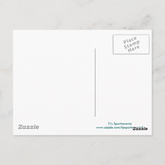 Eat Sleep Rugby Briefkaart (Achterkant)