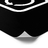 Eat Sleep Rugby Herhaling Sport Gift Poster (Hoek)