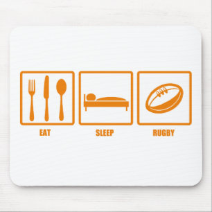 Eat Sleep Rugby Muismat