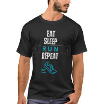 Eat Sleep Run Herhaal, Motivatie Runner Gift