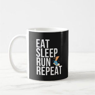 Eat Sleep Run Herhalen - voor hardlopers Koffiemok