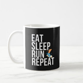Eat Sleep Run Herhalen - voor hardlopers Koffiemok