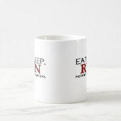 Eat Sleep Run Koffiemok (Center)
