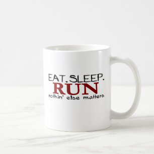 Eat Sleep Run Koffiemok