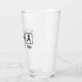 Eat Sleep Run Motivatie Runner Glas (Links)