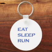EAT SLEEP RUN NVN102 navinJOSHI wisdom manuscriptt Sleutelhanger (Voorkant)