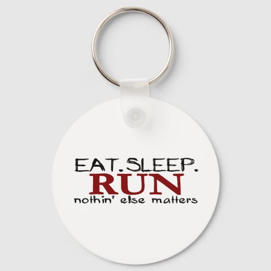 Eat Sleep Run Sleutelhanger (Voorkant)
