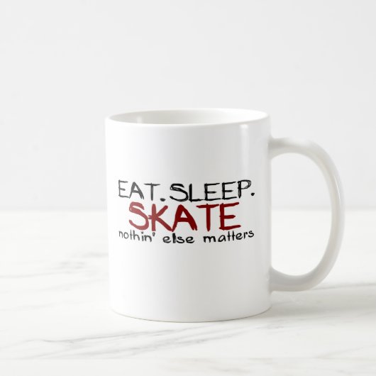Eat Sleep Schaats Koffiemok (Rechts)