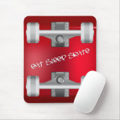 Eat Sleep Schaats muispad Muismat (Met muis)