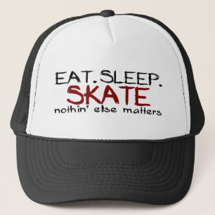 Eat Sleep Schaats Trucker Pet