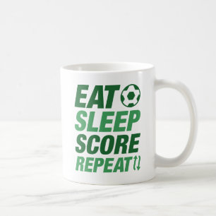 Eat Sleep Score Herhalen Koffiemok