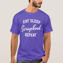 Eat Sleep Scrapbook Herhaal Scrapbooking