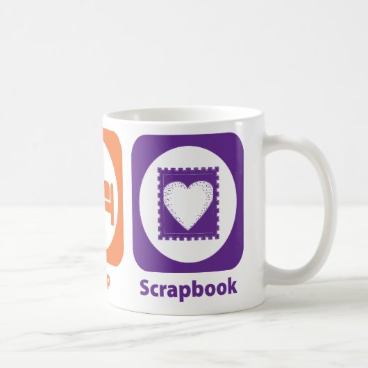 Eat Sleep Scrapbook Koffiemok (Rechts)