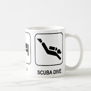 Eat Sleep Scuba Dive Koffiemok
