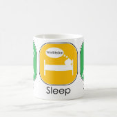Eat Sleep Serve Koffiemok (Center)