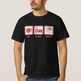 Eat, Sleep, Shoot - Funny Photographer T-shirt