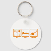 Eat Sleep Shot Put Sleutelhanger (Voorkant)