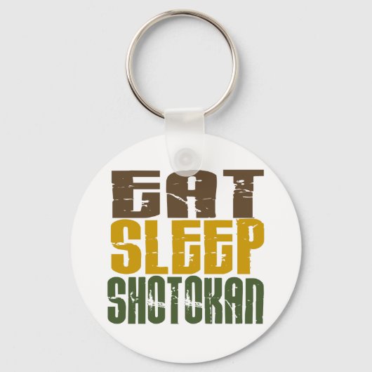 Eat Sleep Shotokan 1 Sleutelhanger (Voorkant)