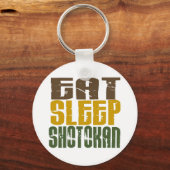 Eat Sleep Shotokan 1 Sleutelhanger (Voorkant)