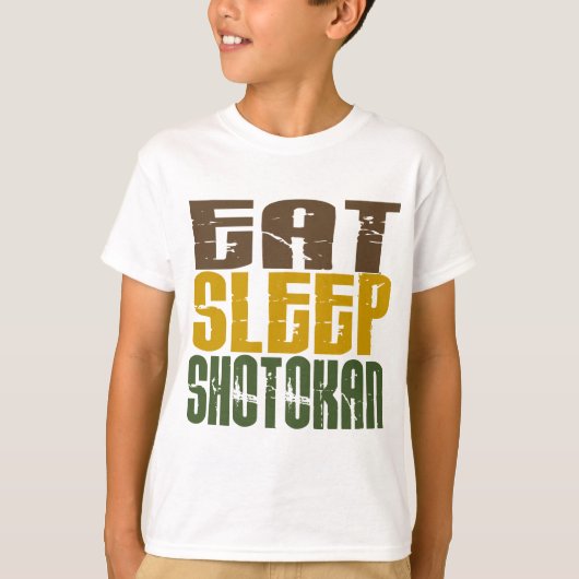 Eat Sleep Shotokan 1 T-shirt (Voorkant)