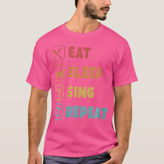 Eat Sleep Sing Herhaal Opera House Vocalist Opera' T-shirt