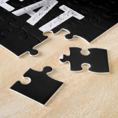 Eat Sleep Ski Herhaalskistoets Legpuzzel (Zijkant)