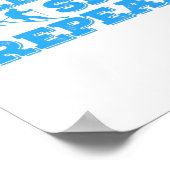 Eat Sleep Ski Herhalen Poster (Hoek)
