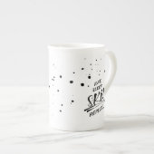 Eat Sleep Ski Repeat - Specialty Mug Porselein Kop (Voorkant rechts)