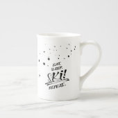 Eat Sleep Ski Repeat - Specialty Mug Porselein Kop (Rechts)