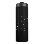 Eat Sleep Ski Repeat Thermal Tumbler Thermosbeker (Voorkant)