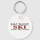 Eat Sleep Ski Sleutelhanger (Voorkant)