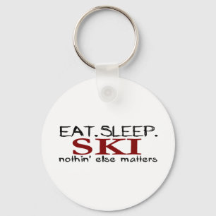 Eat Sleep Ski Sleutelhanger