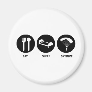 Eat Sleep SkyDive Magneet