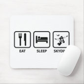 Eat Sleep Skydive Muismat (Met muis)