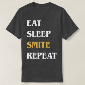 Eat Sleep Smite Herhaal Funny Paladin T-shirt (Design voorkant)